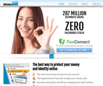 Whitesky.com(White Sky) Screenshot
