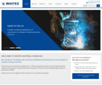 Whitesmh.co.uk(Whites Material Handling) Screenshot