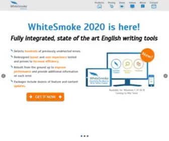 Whitesmoke.com(WhiteSmoke software products for writing and language. WhiteSmoke) Screenshot