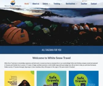 Whitesnowtravel.com(White Snow Travel) Screenshot