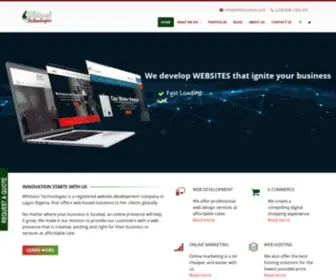 Whitesoltech.com(Website Development Company in Lagos Nigeria) Screenshot