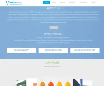 Whitespacebranding.in(Whitespace Brand Consulting or WSBC) Screenshot