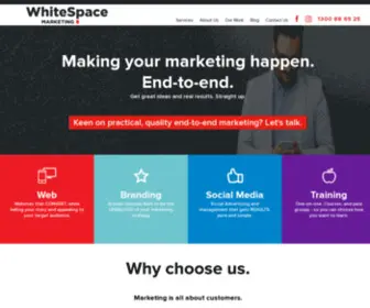 Whitespacedesign.com.au(Branding Company) Screenshot