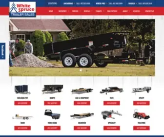 Whitespruce.com(White spruce trailer sales) Screenshot