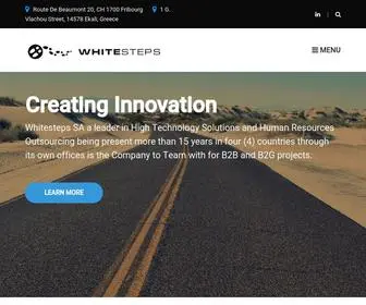 Whitesteps.com(Home) Screenshot