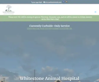 Whitestoneah.com(Whitestone Animal Hospital) Screenshot