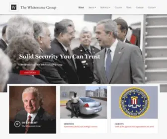 Whitestonegroup.us(Private Security Contracting Company) Screenshot