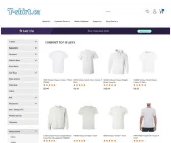 Whitet-Shirts.ca(Blank T) Screenshot