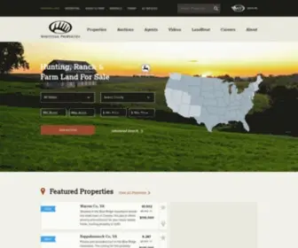 Whitetailproperties.com(Hunting Land) Screenshot