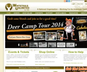 Whitetailsunlimited.com(Whitetails unlimited) Screenshot