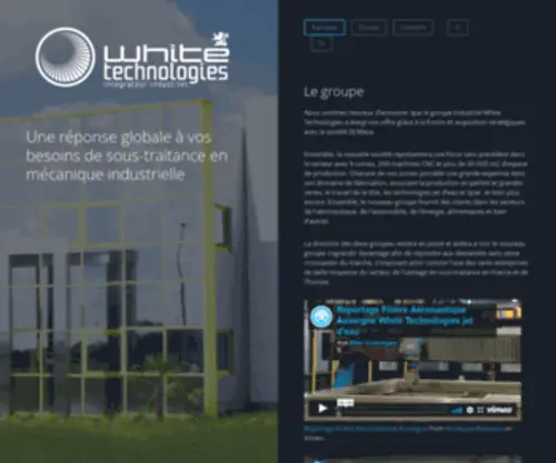 Whitetech.fr(White Technologies) Screenshot