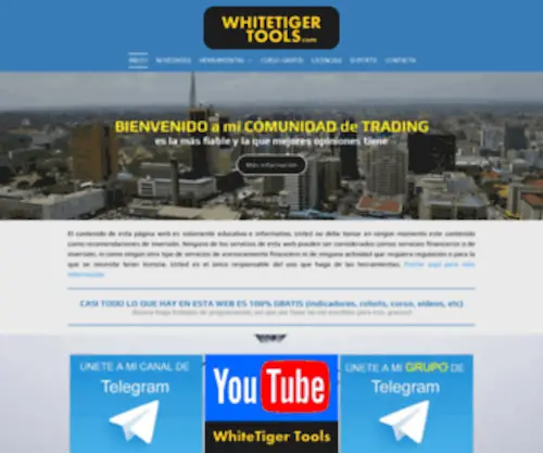 Whitetigertools.com(Indicadores y Robots para MetaTrader) Screenshot
