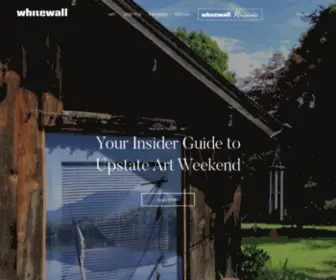 Whitewall.art(Art, Design, Fashion, and Luxury Lifestyle) Screenshot
