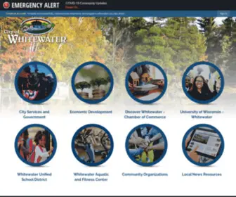 Whitewater-WI.gov(Whitewater, WI) Screenshot