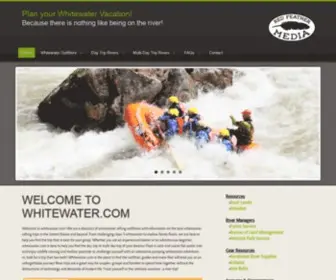 Whitewater.com(Whitewater Rafting) Screenshot