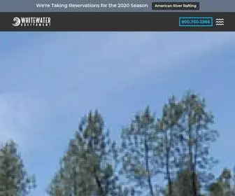 Whitewaterexcitement.com(White Water Rafting in California on the American River) Screenshot