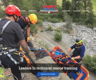 Whitewaterrescue.com(Training at the Whitewater Rescue Institute) Screenshot