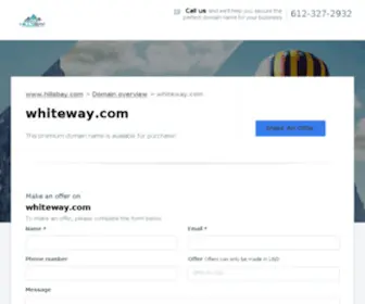 Whiteway.com(Forsale Lander) Screenshot