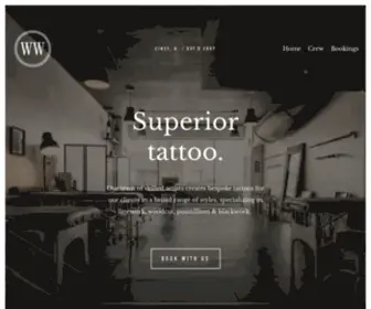 Whitewhaletattoo.com(White Whale Tattoo) Screenshot