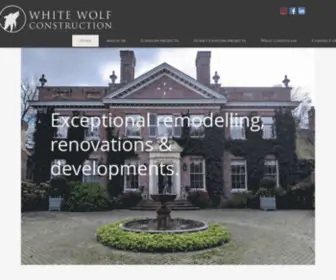 Whitewolfconstruction.co.uk(White Wolf Construction) Screenshot