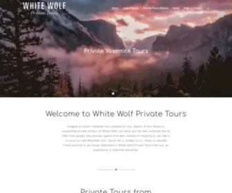 Whitewolftours.com(Luxury Yosemite Tours from San Francisco) Screenshot