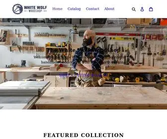 Whitewolfwoodshop.com(The White Wolf Woodshop) Screenshot