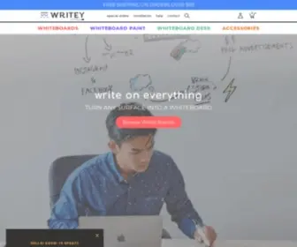 Whiteyboard.com.au(Whiteboards for Any Surface) Screenshot