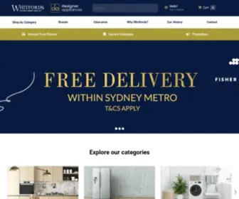 Whitfordshomeappliances.com.au(Whitfords Home Appliances) Screenshot