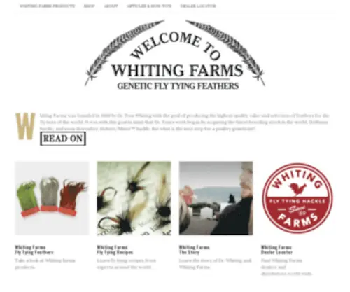 Whitingfarms.com Screenshot