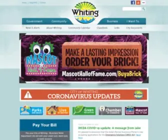 Whitingindiana.com(The City of Whiting) Screenshot