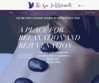 Whitinsvillespa.com(The Spa in Whitinsville) Screenshot