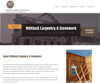 Whitlockconstruction.ca(Quality work at an affordable price) Screenshot