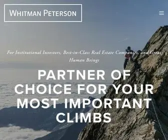 Whitmanpeterson.com(Whitman Peterson) Screenshot