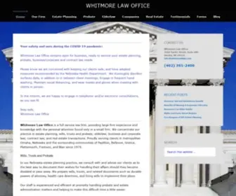 Whitmorelaw.com(Whitmore Law Office) Screenshot