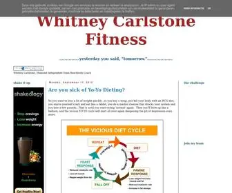 Whitneycarlstonefitness.com(Whitney Carlstone Fitness) Screenshot