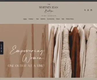 Whitneyjeanboutique.com(Style Studio of Fayetteville) Screenshot