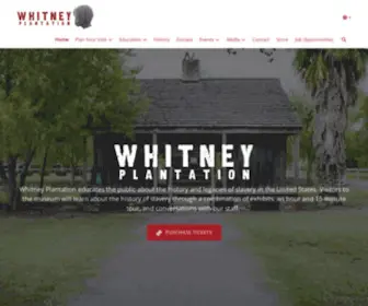 Whitneyplantation.com(Whitneyplantation) Screenshot