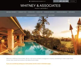 Whitneypropertymanagement.com(Bob Whitney) Screenshot