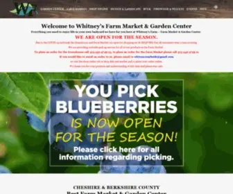 Whitneysfarm.com(Whitney's Farm Market & Garden Center) Screenshot