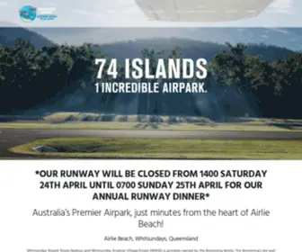 Whitsundayairport.com.au(74 Islands) Screenshot