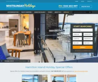 Whitsundayholidays.com.au(Hamilton Island Accommodation) Screenshot