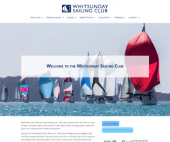 Whitsundaysailingclub.com.au(Whitsunday Sailing Club) Screenshot