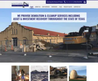 Whittaker-Lane.com(Professional Commercial & Industrial Services in Southeast Texas) Screenshot