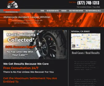 Whittier-Motorcycle-Accident-Lawyer.com(Whittier Motorcycle Accident lawyer) Screenshot