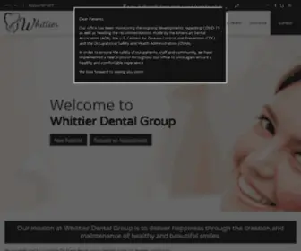 Whittierdentalgroup.com(Dentist in Los Angeles) Screenshot