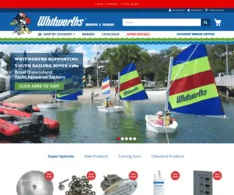Whitworths.com.au(Whitworths Marine & Leisure) Screenshot