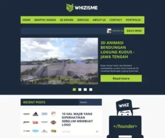 Whizisme.com(Design and Creativity Blog) Screenshot