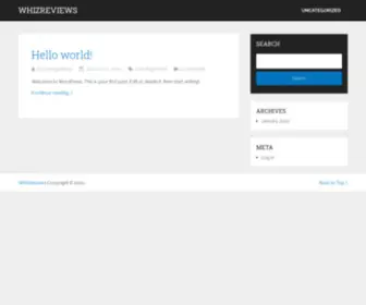 Whizreviews.com(WhizReviews) Screenshot