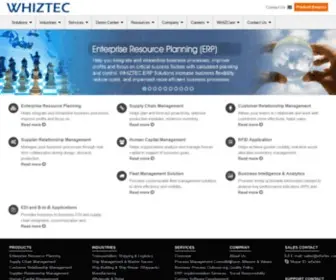 Whiztec.com(WHIZTEC, Where IT Wizards Work) Screenshot