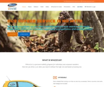 Whizzcar.com(WhizzCar is a personal mobility program) Screenshot
